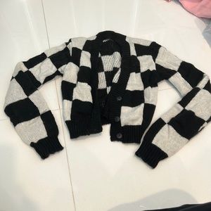 Cute checkered cardigan